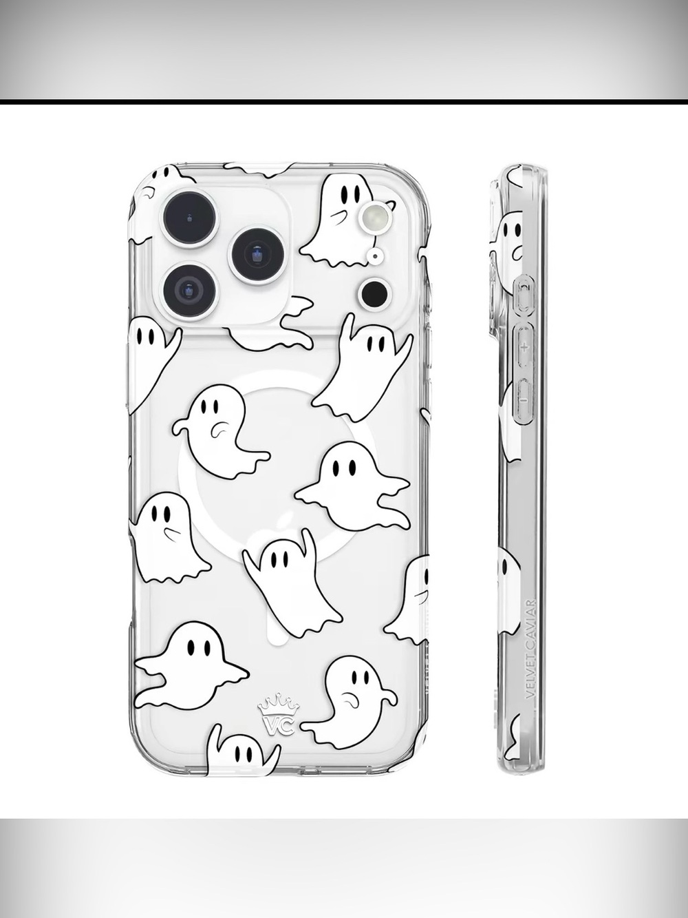 NIB Velvet Caviar Ghosted Clear iPhone 17 Pro Max Case